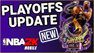 NBA 2K Mobile Playoffs Update : New Game Modes & Kobe Bryant