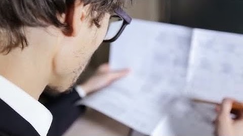 Civil Engineer Examining Drawings Stock Video