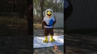 Eagle cheerleader full body BIGGYMONKEY.COM ® Costume with two pom poms