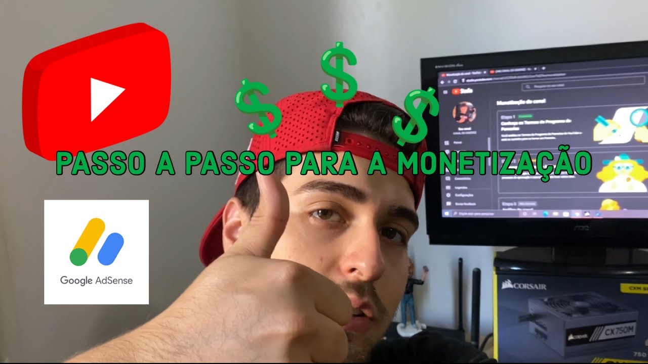 COMO MONETIZAR SEU CANAL NO YOUTUBE!! Passo a Passo e detalhes!! - YouTube