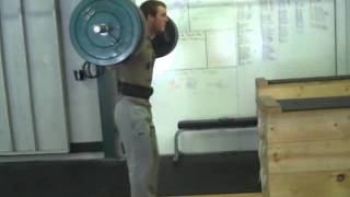Jakes 255 Back Jerk @ CrossFit Innovate Tuscaloosa