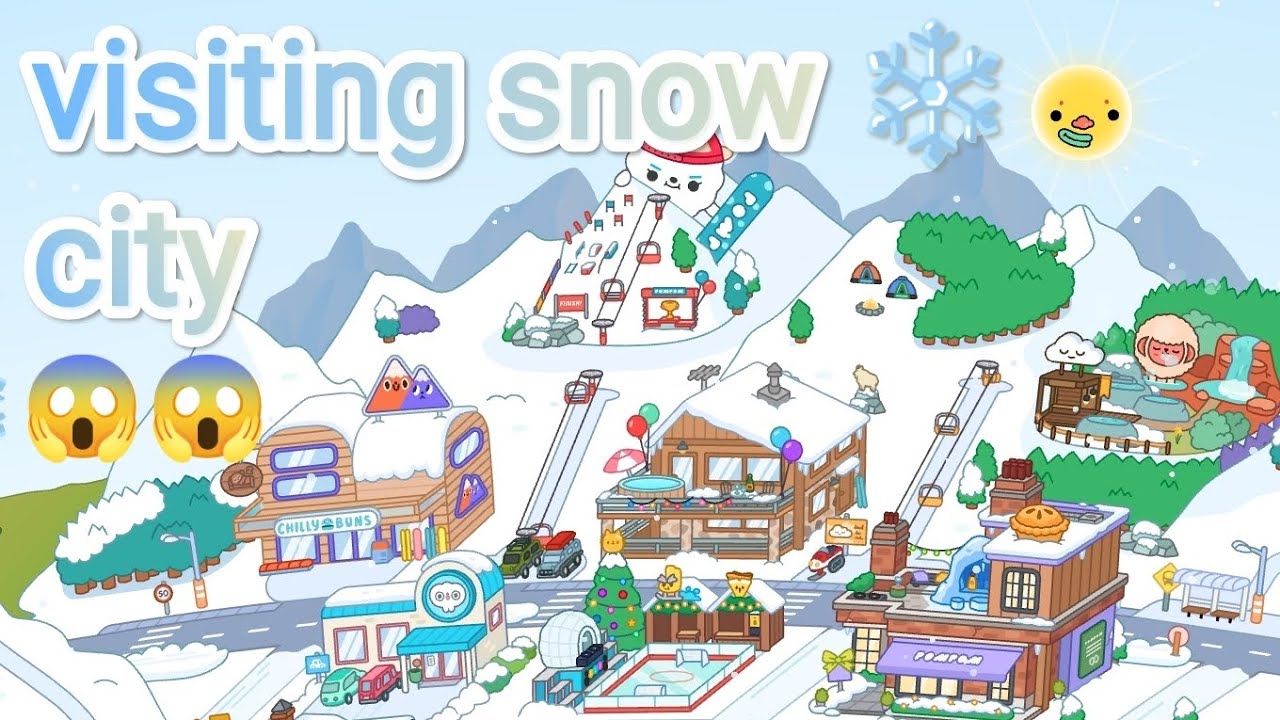 Boca Raton Snow Visiting snow ️ city 😱 TOCA BOCA LIFE WORLD 🌍 ️ - YouTube