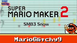 SMB3 Snow on Giant Mario Paint
