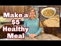 How to Eat Healthy on a Budget/Chicken Noodle Soup Recipe