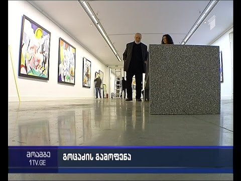 მხატვარ თემო გოცაძის საიუბილეო გამოფენა გაიხსნა