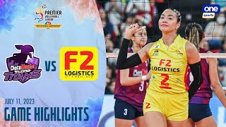 Choco Mucho vs. F2 Logistics highlights | 2023 PVL Invitational Conference - Jul. 11, 2023