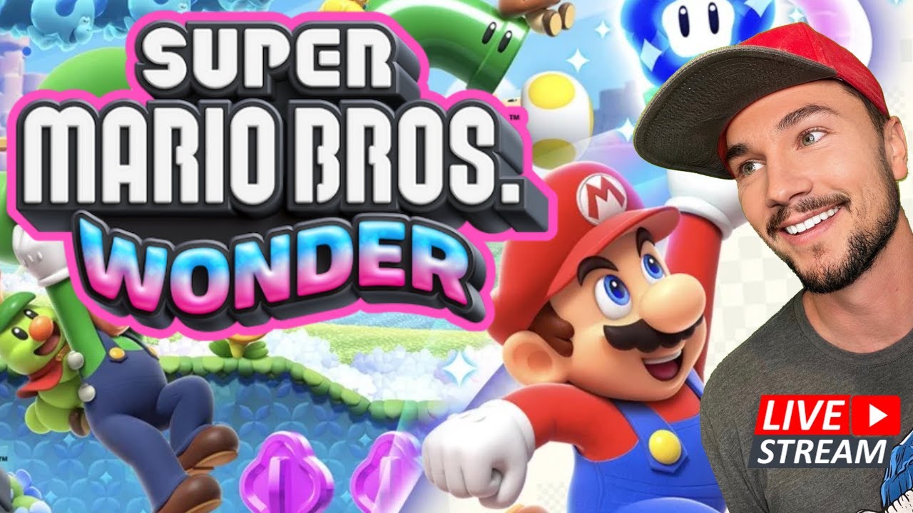 🔴LIVE- Super Mario Bros Wonder is a great game 