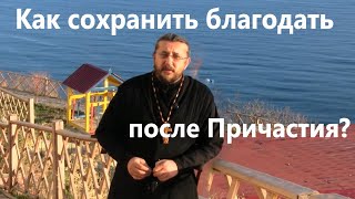 КАК СОХРАНИТЬ БЛАГОДАТЬ ПОСЛЕ ПРИЧАСТИЯ? Священник Игорь Сильченков.