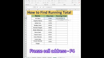 Calculate Running Total in Excel #shorts #excel #shots #exceltips #exceltutorial #tips #total