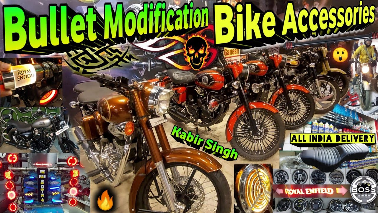 Best Bullet Modification and Bike Accessories Bike Modification Market #TopBikes #Kabirsinghbullet