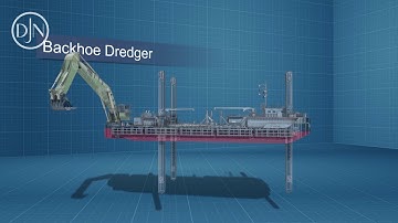 Working principles of a Backhoe Dredger