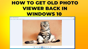 How to get old Photo Viewer Back in Windows 10/11 | Newstech Videos