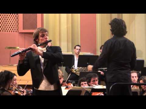 Mendelssohn violin ( flute ) concerto mvt2 Sébastian Jacot, Prof. Jacques Zoon