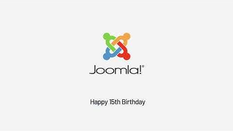 Happy 15th Birthday, Joomla!