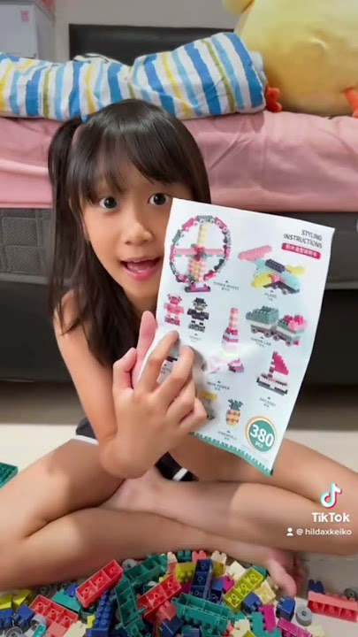 SQUARE BUILDING BLOCKS | KKV | KAWAII AESTHETIC | HILDAXKEIKO #shorts