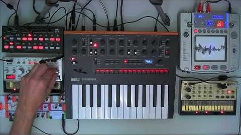 Korg Monologue, SQ-1, Volca Bass & Keys, Littlebits - Probability