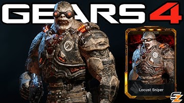 Gears of War 4 - "Locust Sniper" Character Multiplayer Gameplay!