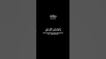 حافظوا على الصلوات والصلاة الوسطى شاشة سوداء ~ كرومات قرآن بصوت #ياسر_الدوسري ~ #سورة_البقرة