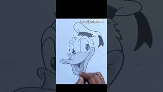 Donald Duck cartoon drawing art pencildrawing trending ytshorts shorts short shortvideo