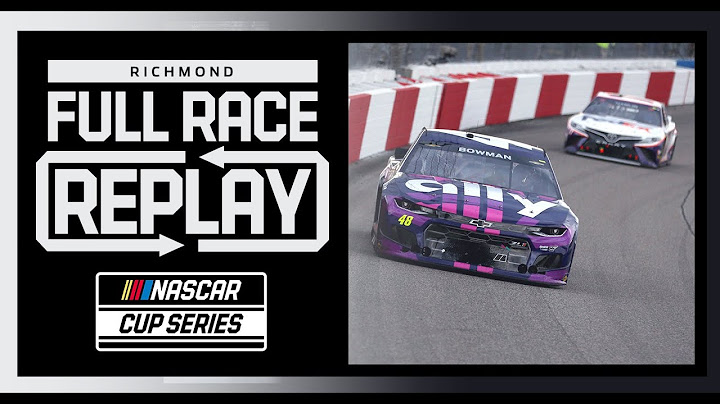 Toyota Owners 400 from Richmond Raceway | NASCAR Cup Series Full Race Replay