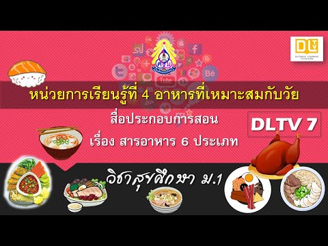 สารอาหาร 6 ประเภท