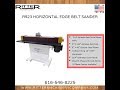 Ritter machinery  r923 horizontal edge belt sander