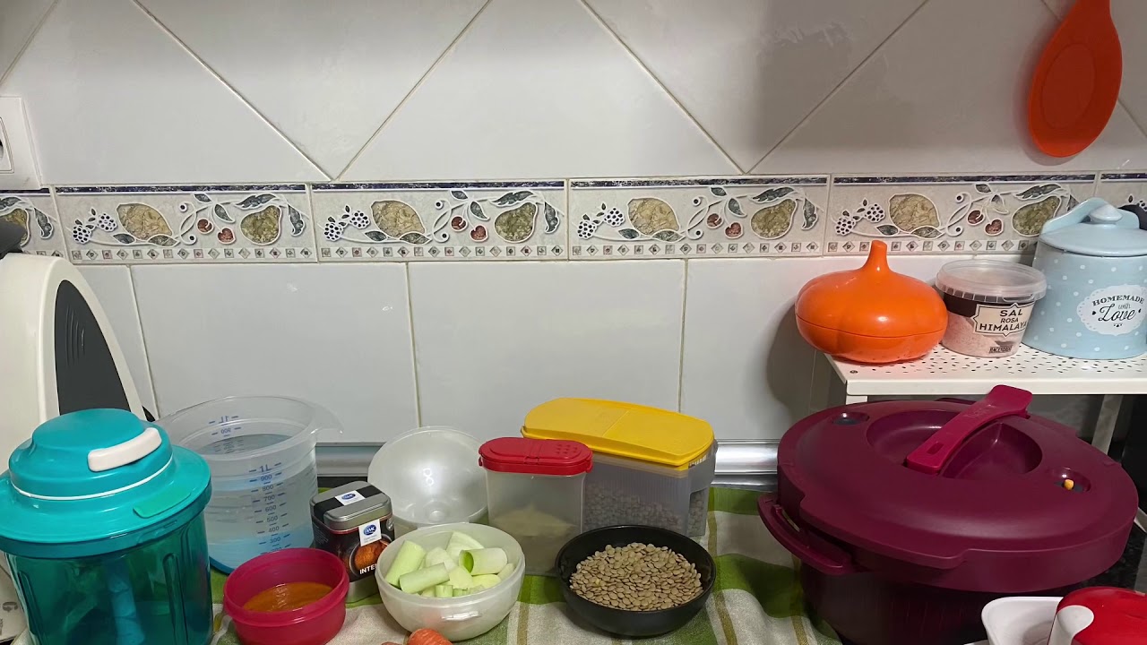 Lentejas en olla Micro Express Tupperware