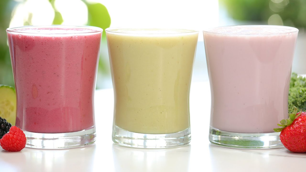 3 Healthy Breakfast Smoothies | Easy Back to School Recipes | The Domestic Geek