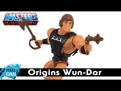 WUN-DAR MOTU Origins Mattel Creations Action Figure Review | Masters of the Universe Origins