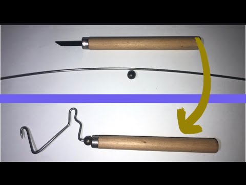 How to make Fly Tying whip fininsher  تعلم كيف تعمل اداة ربط الخيط بدون فك 