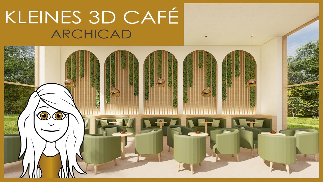 Kleines Café Interior Design in 30 Minuten | 3D Grundriss | Möbel bauen ...