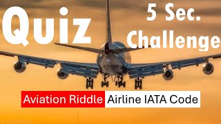 Famous Can You Guess the Airline from Their IATA Code? | Aviation Riddle Challenge Profile