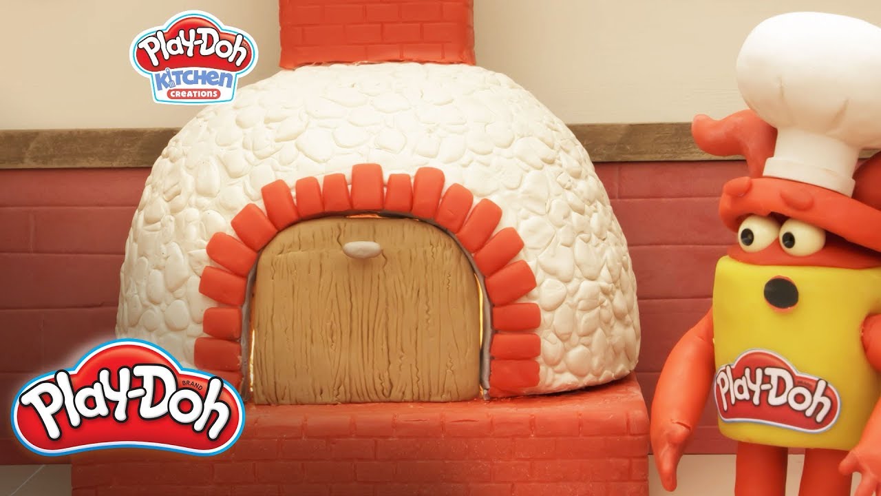 Play-Doh La Pizzeria – Four à Pizza, Accessoires Et 5 Pots De Pâte à Modeler, Dès 3 Ans