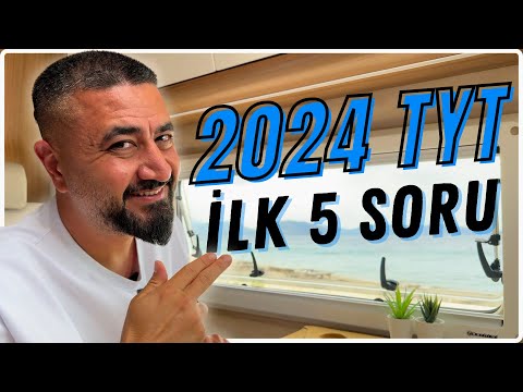 2024 Tyt Matematik ilk 5 soru denemesi | #tytmatematik