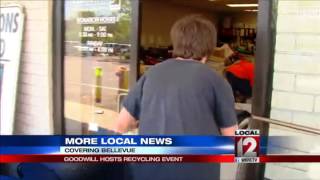 Goodwill hosts recycling event