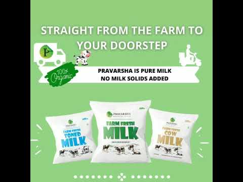 Farm Fresh Milk Online in Hyderabad- Pravarsha Dairy - video from Pravarsha Dairy