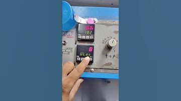 EXPORT HOUSE HASHIMA FUSING MACHINE TEMPERATURE SETTING CALIBRATION E6C MODAL#repairing