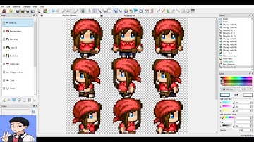 Game Character Hub - Making May from Pokemon character sprite