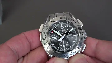 The Omega Rattrapante Double-Chronograph in operation