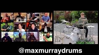 Vignette de la vidéo "Under Pressure - Jimmy Fallon, Brendon Urie and the Roots (Drum cover by Max Murray)"