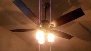 Ceiling Fans in my house running on all speeds (2019 video)