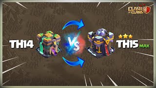 Th14 vs Max Th15 | Best Th14 to Th15 3 Star Attack | Best Th14 Attack Strategy - Clash of Clans
