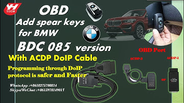 How to add key for BMW BDC 085 version through OBD by using Yanhua ACDP Module 31 DoIP Cable