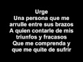 Vicente Fernández - Urge (con la letra)