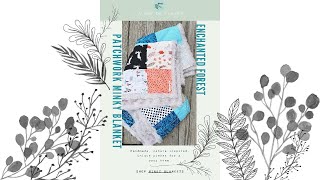 Enchanted Forest Patchwork Minky Blanket screenshot 4