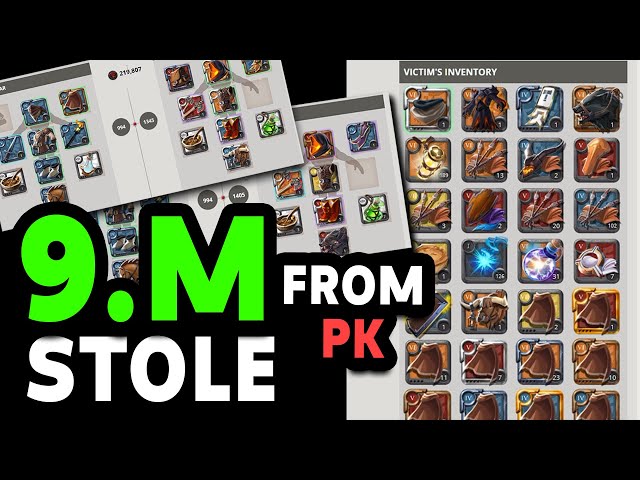 T4 BUILDS STOLE 9M FROM PK - ALBION ONLINE class=