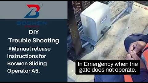 Tips to Open Gate Manually in Case of Power Outage | Boswen