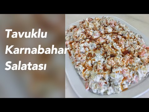 Video: Tavuklu Yaz Karnabahar Salatası Pişirme