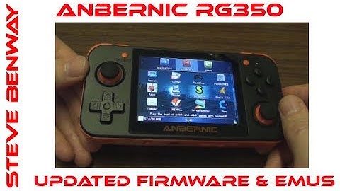 Anbernic RG350 Update: New firmware & emulators