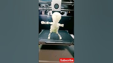Dancing Skeleton!! #3d #3dprinting #3dtimelapse #bambulab #shorts #dancing #skeleton